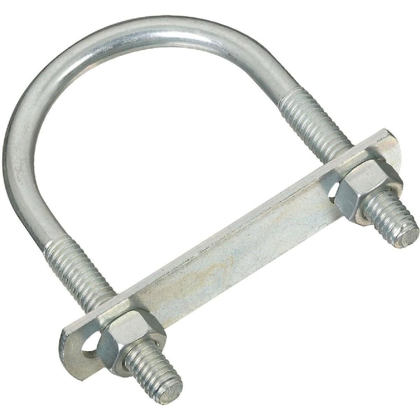 National 5/16 In. x 2 In. x 3-1/4 In. Zinc Round U Bolt N222166 - main